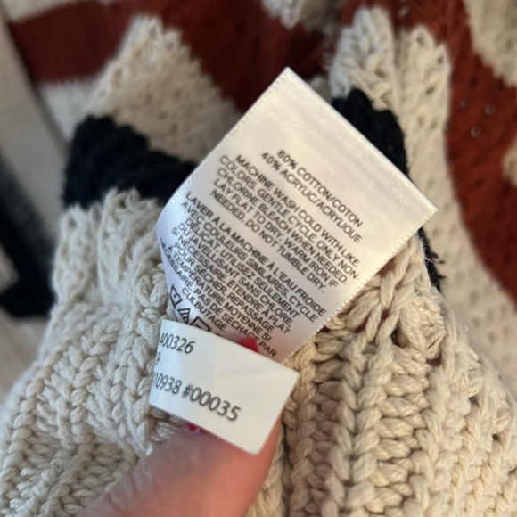 Express Striped Sweater Cardigan Small - Picture 5 of 7